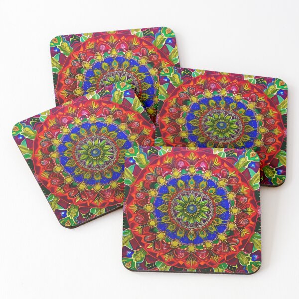 Item preview, Psychedelic Dreamscape Mandala Art designed and sold by sudipaspeaks.