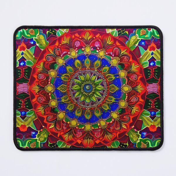 Item preview, Psychedelic Dreamscape Mandala Art designed and sold by sudipaspeaks.
