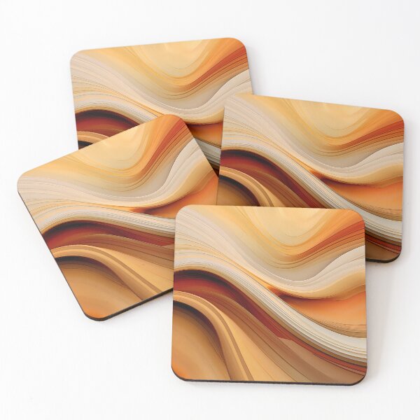 Item preview, Harmony in Motion: A Journey of Flowing Lines and Warm Colors designed and sold by InsaneLEDP.