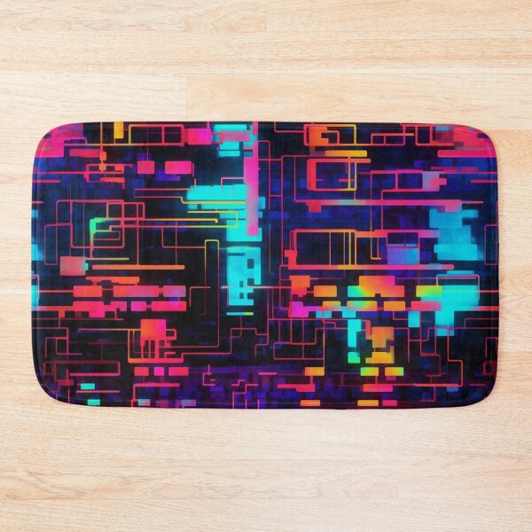 Item preview,   "Neon Nexus: Unveiling Digital Art through Innovative Glitches" designed and sold by SBD-Shop.