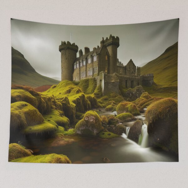 Item preview, Medieval Castle in the Celtic Highlands designed and sold by SunnyMcKenzie.