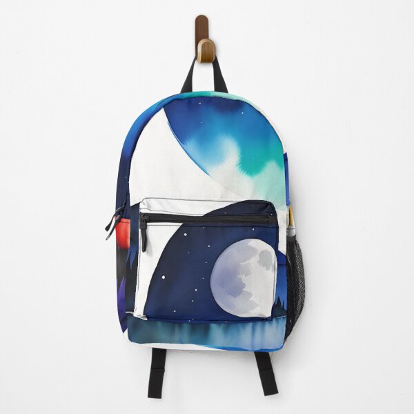 Item preview, Beautiful Moonlit Night Landscape in Watercolor designed and sold by Erika V..