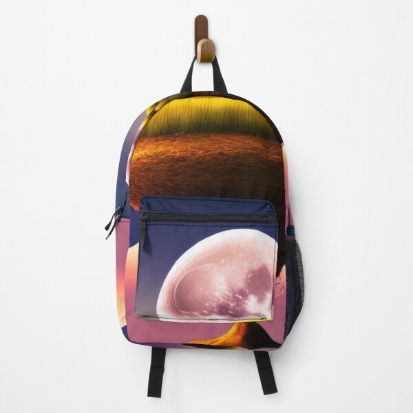 Item preview, Surreal Picture of Flat Earth Insula with Big Moon Rising From Behind designed and sold by SunnyMcKenzie.