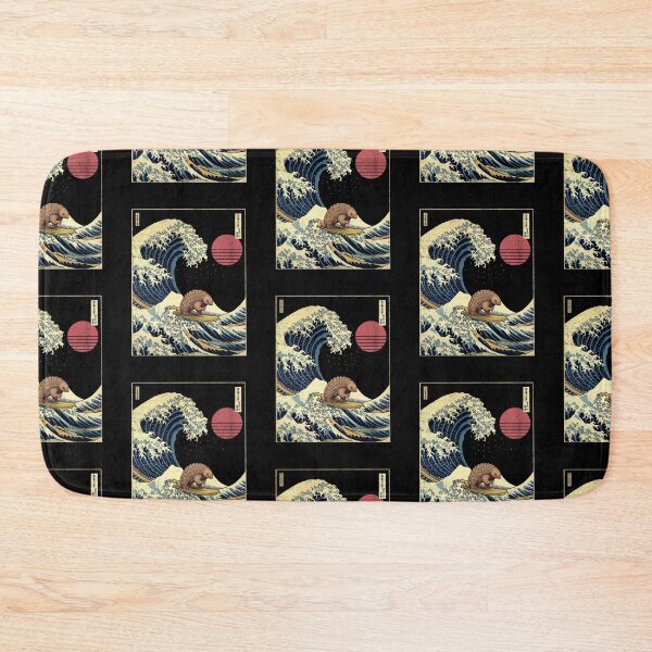 Item preview, Pangolin Kanagawa Japanese Surfing Wave designed and sold by rafaeltto.