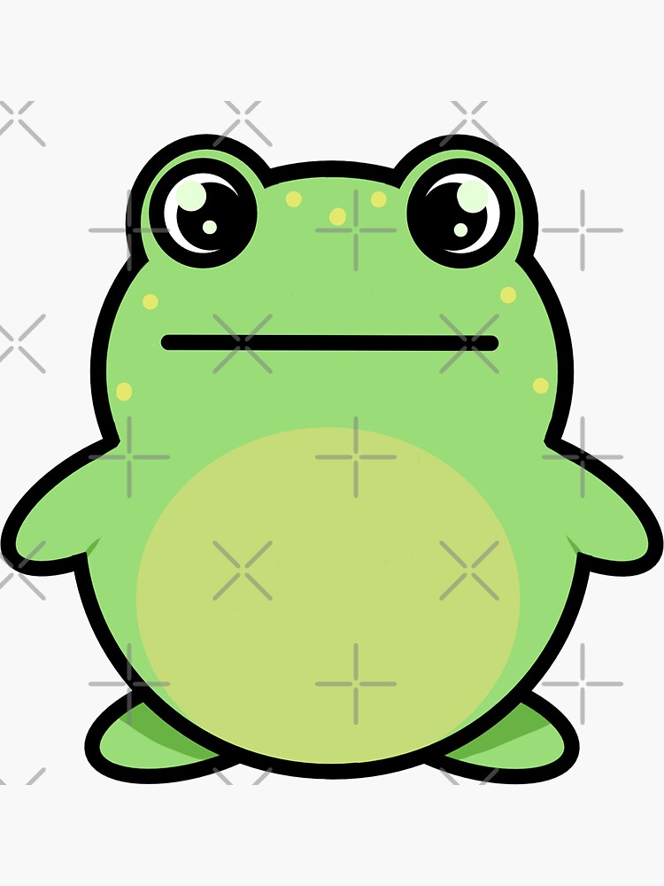 Chonky Frog Sticker, Frog Gifts