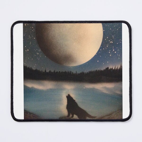 Item preview, wolf howling at moon designed and sold by Howard Williams.