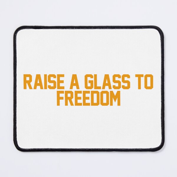 Item preview, raise a glass to freedom designed and sold by designsbysamantha.