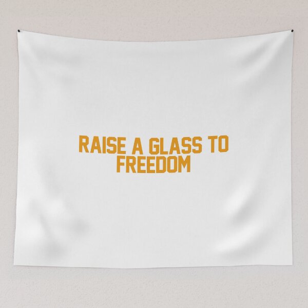 Item preview, raise a glass to freedom designed and sold by designsbysamantha.