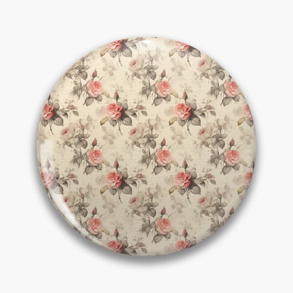 Item preview, Vintage Rose Sketches: Delicate Ephemera Pattern designed and sold by SynthPrint.