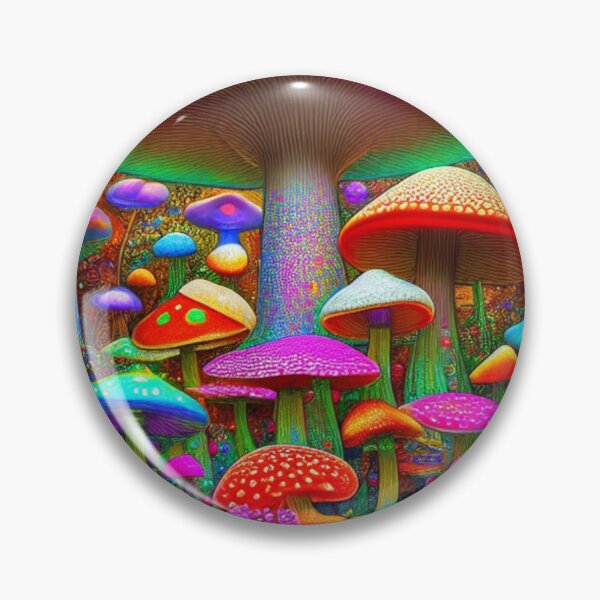 Item preview, Electric Mushroom Forest designed and sold by PandaFrogArt.