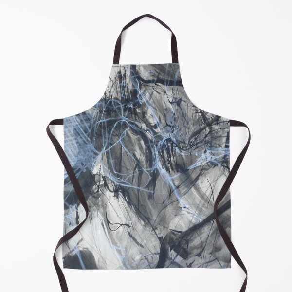 Item preview, Abstract in Black White and Blue designed and sold by jeff-jones.