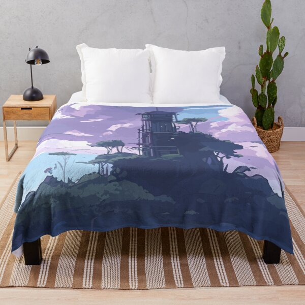 Item preview, Stunning Makoto Shinkai Anime-Style Art: Free Purple-Blue House Landscape Inspiration designed and sold by elimiui.