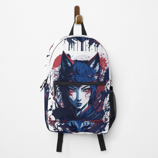 Item preview, Blue ninja kitsune girl designed and sold by nerdland.