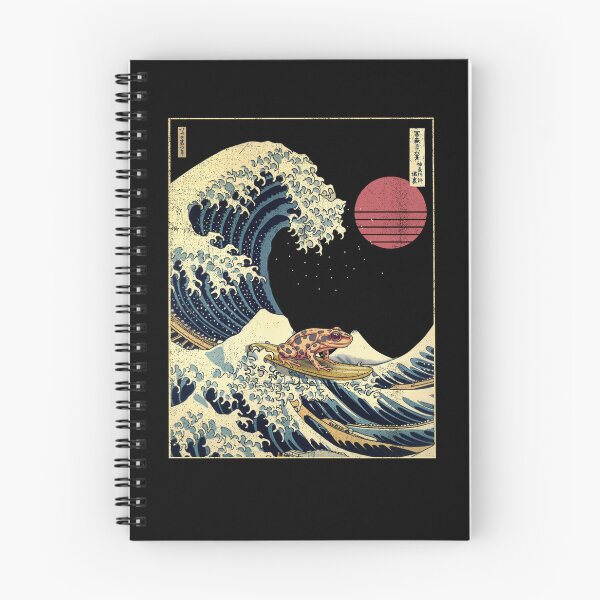 Item preview, Poison Dart Frog Kanagawa Japanese Surfing Wave designed and sold by rafaeltto.