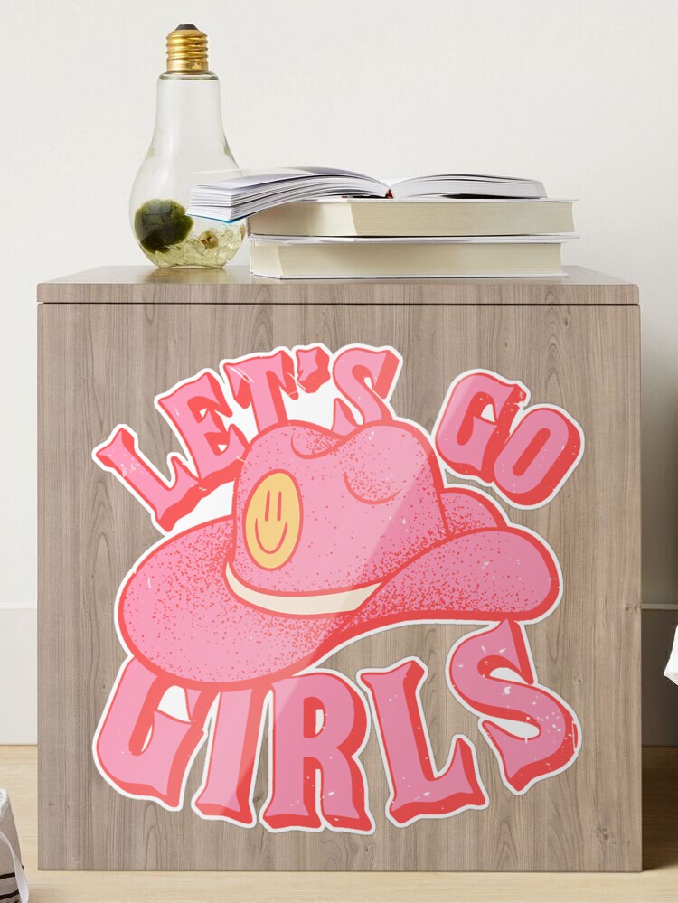 Let&#39;s Go Girls, Pink Cowboy Cowgirl Rodeo Hat Preppy Aesthetic  Bachelorette Party, HOWDY Y&amp;amp;#39;ALL, White Background iPhone  Wallet for Sale by PEARROT