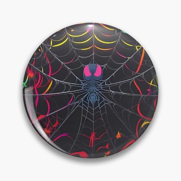 Item preview, Punk Spider Web,Colorful Verse designed and sold by InspirationElli.