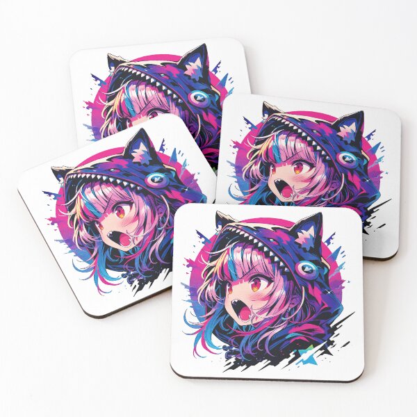 Artikelvorschau, Rasierklingen-Scharkette entworfen und verkauft von Chibi Cat Art Corner.