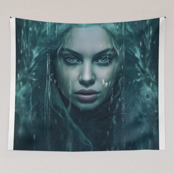 Item preview, A Spellbinding Witch Portrait designed and sold by soulofalion.