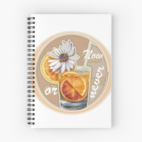 Item preview, Copie de sparkling water in a glass with orange slices and a flower designed and sold by bonjourmadame4.