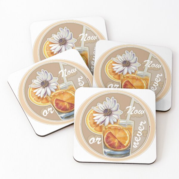 Item preview, Copie de sparkling water in a glass with orange slices and a flower designed and sold by bonjourmadame4.