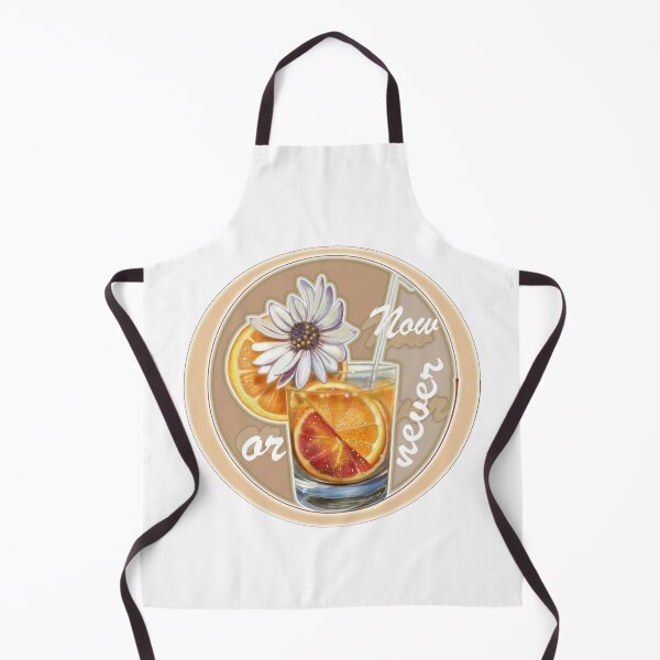 Item preview, Copie de sparkling water in a glass with orange slices and a flower designed and sold by bonjourmadame4.