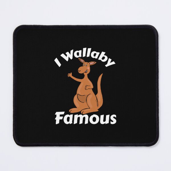 Item preview, I Wallaby Famous cartoon dark designed and sold by Aurorapod.