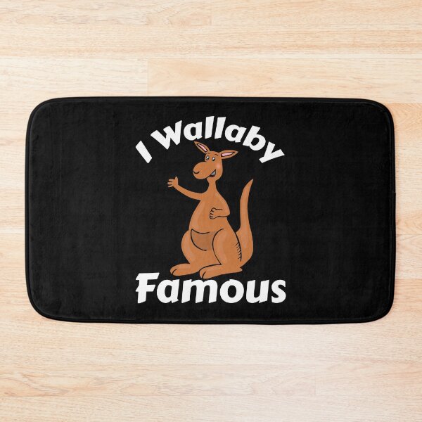 Item preview, I Wallaby Famous cartoon dark designed and sold by Aurorapod.