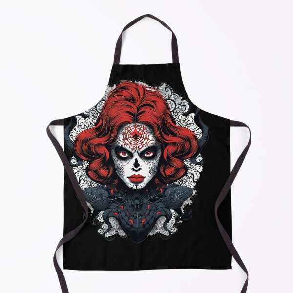 Artikelvorschau, Spirited Fusion Black Widow Sugar Skull entworfen und verkauft von MuseOfMilo.