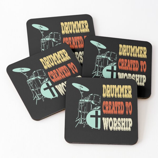 Item preview, Drummer Created To Worship   Christian Musician designed and sold by DonnaPeaches.