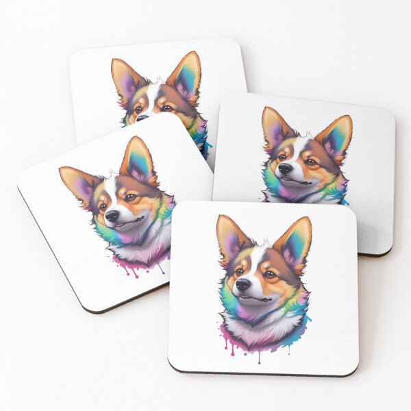 Item preview, Corgi dog art print cartoon  designed and sold by NewCoolWest.