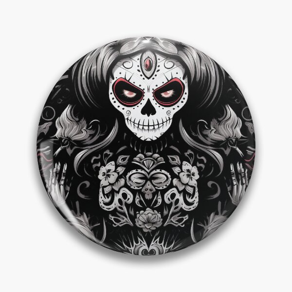 Artikelvorschau, Spirited Fusion Black Widow Sugar Skull entworfen und verkauft von MuseOfMilo.