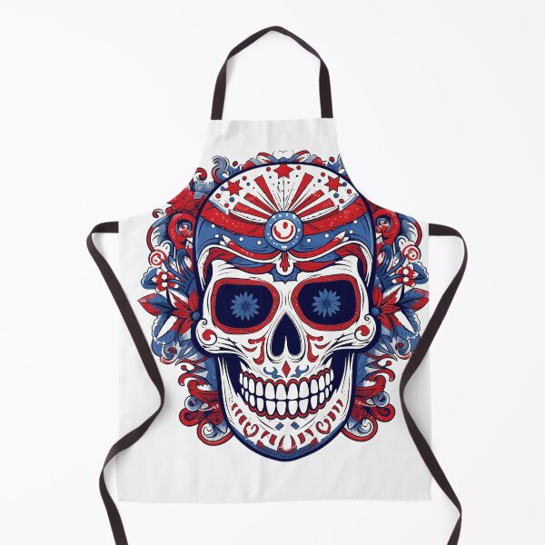 Artikelvorschau, Patriotic Fusion Cap America Sugar Skull entworfen und verkauft von MuseOfMilo.