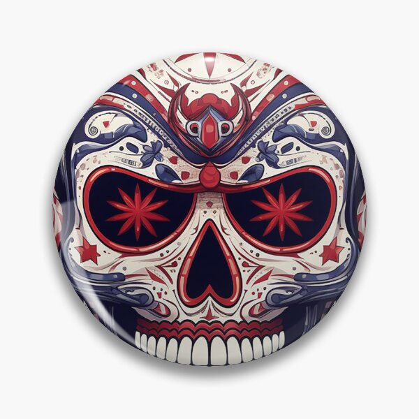 Artikelvorschau, Patriotic Fusion Cap America Sugar Skull entworfen und verkauft von MuseOfMilo.