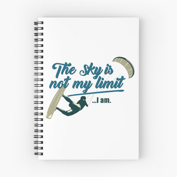 Item preview, The Sky Is Not My Limit, I Am - Kitesurfing  designed and sold by JIGGO.