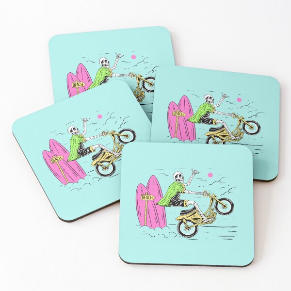 Item preview, Biking Beach Skeleton designed and sold by JPsTeees.