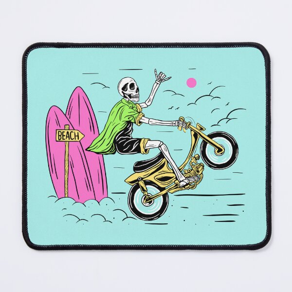 Item preview, Biking Beach Skeleton designed and sold by JPsTeees.