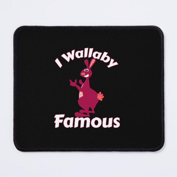 Item preview,  I Wallaby Famous cartoon Red Dark designed and sold by Aurorapod.