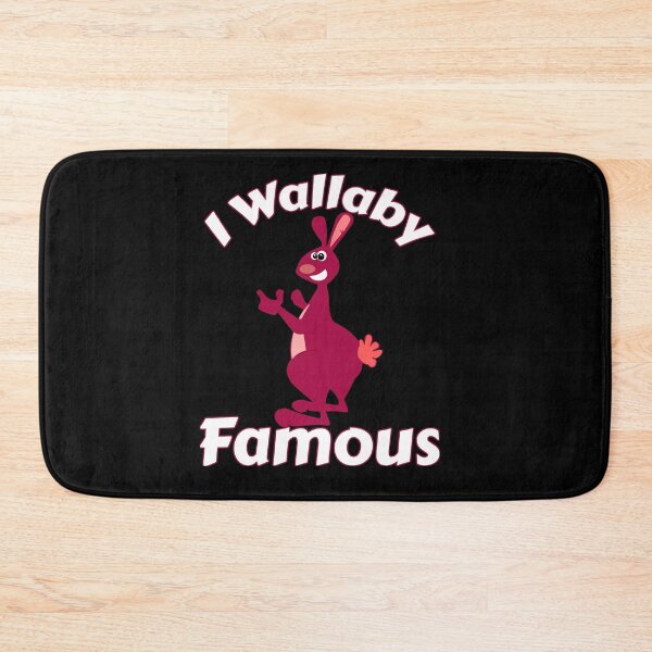 Item preview,  I Wallaby Famous cartoon Red Dark designed and sold by Aurorapod.