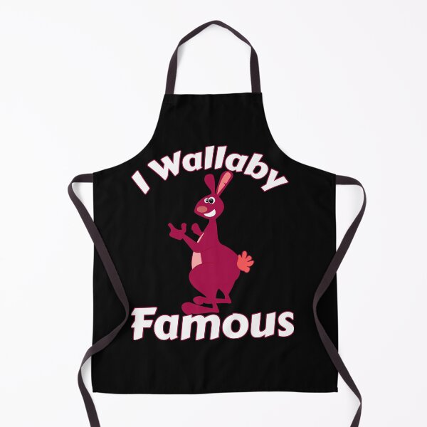 Item preview, I Wallaby Famous cartoon Red Dark designed and sold by Aurorapod.