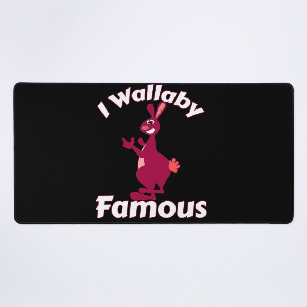 Item preview,  I Wallaby Famous cartoon Red Dark designed and sold by Aurorapod.