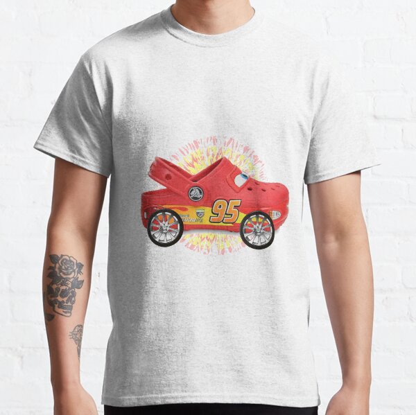 Lightning McQueen except its actually just a pair of crocs with wheels attached Classic T-Shirt