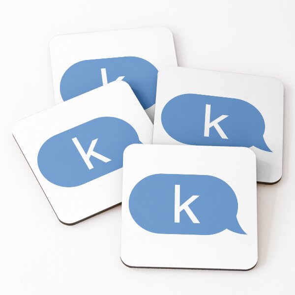 Item preview, iPhone Text Message K designed and sold by BaysparksMedia.