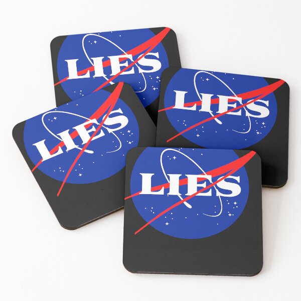 Item preview, NASA LIES LOGO designed and sold by MichaelHarringt.