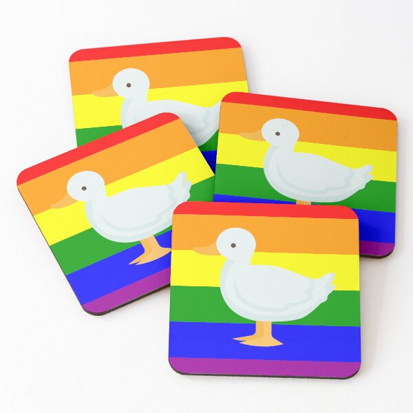 Item preview, Gay Pride Month June Pekin Duck designed and sold by Reelyfishing.