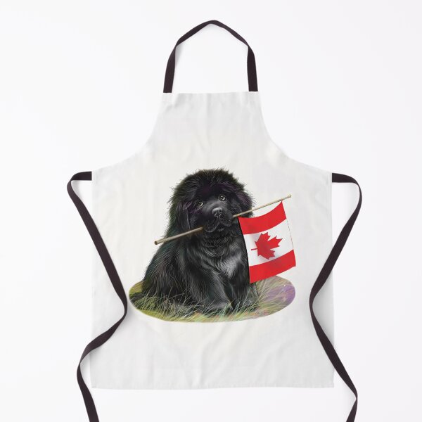 Item preview, Newfie puppy with Canadian flag designed and sold by Patricia Reeder Eubank.