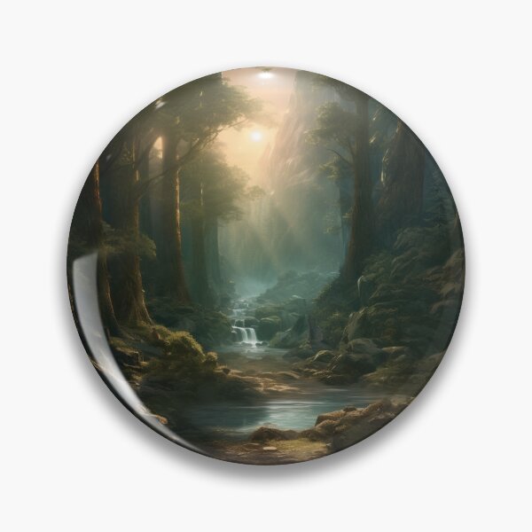 Item preview, Forest art, Nature Decor, Landscape artwork designed and sold by PlatinumOnyx.