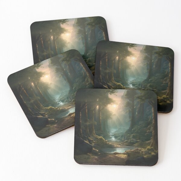 Item preview, Forest art, Nature Decor, Landscape artwork designed and sold by PlatinumOnyx.