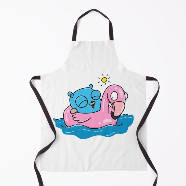 Item preview, Flamingo Swimming Gopher designed and sold by MariaNinfa.