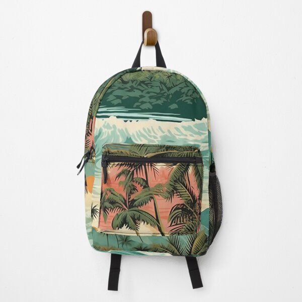 Item preview, Vintage Hawaii Stormy Sea Travel Poster Inspired Scene designed and sold by EverettAtlas.