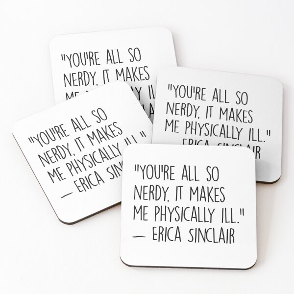 Item preview, STRANGER THINGS Erica Sinclair Quote designed and sold by ToadsWorkshop.